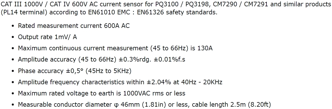 סנסור זרם HIOKI CT7136